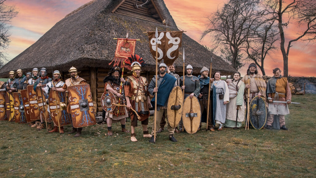 Roman legion reenactment training Legio X Gemina Jivjany-2026